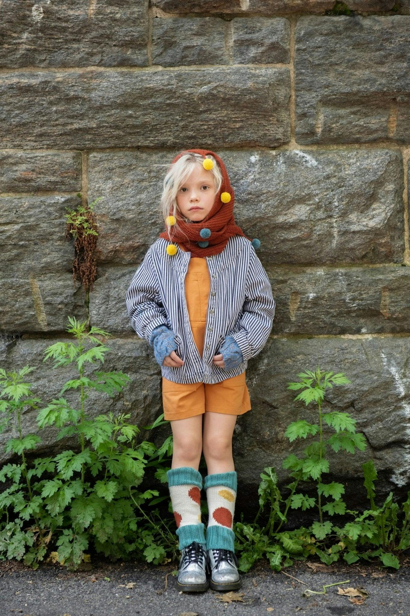 Double Wrap Pom Scarf