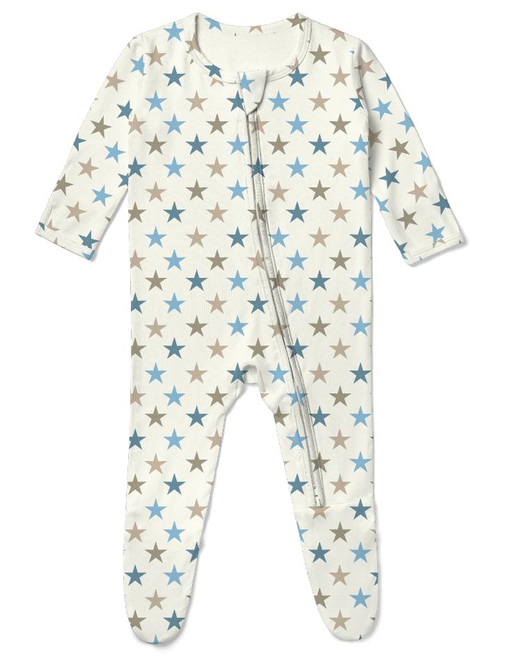 Baby Footie - Sand Stars
