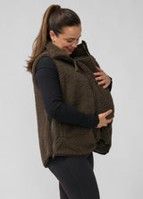 Sherpa Maternity Vest with Baby Carrier Insert