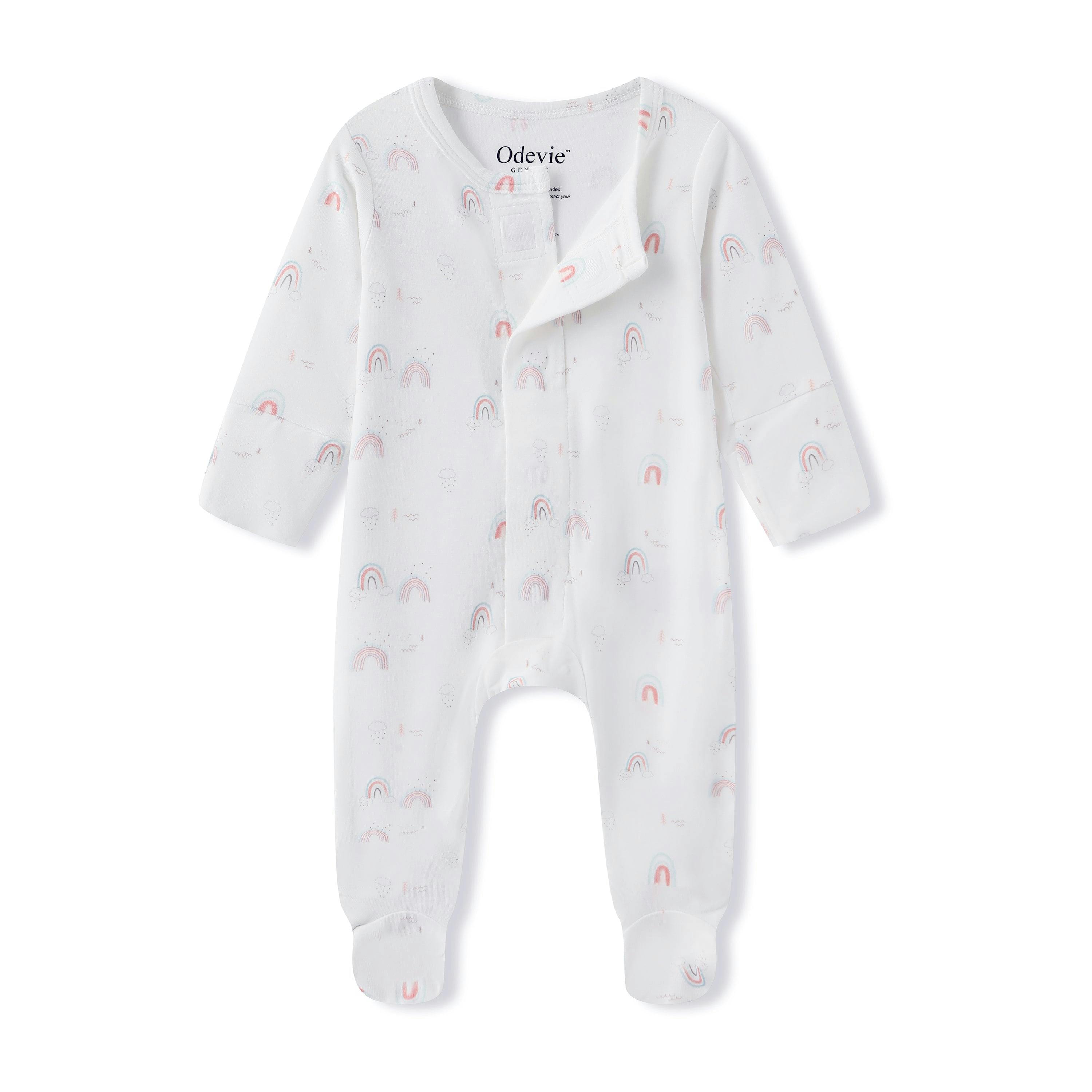 Bamboo Footie Pajama Sleepsuit - Arc en ciel