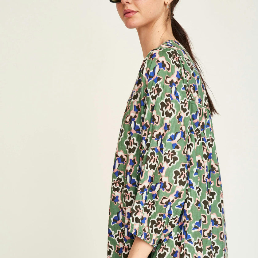 Belem Dress in Mint Orchid