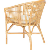 Olivia Rattan Accent Chair with Cushion