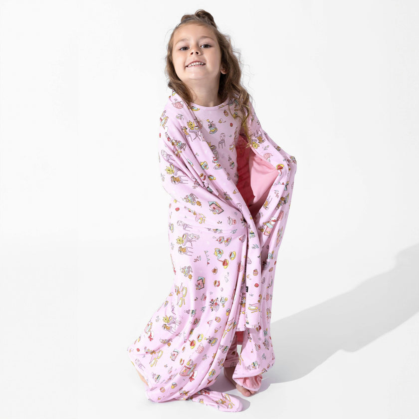 Tea Party Bamboo Blanket