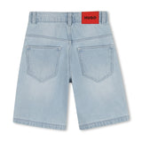 Loose Fit - Bleach Grows Denim Shorts