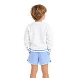 White Tennis Signature Crew Sweatshirt
