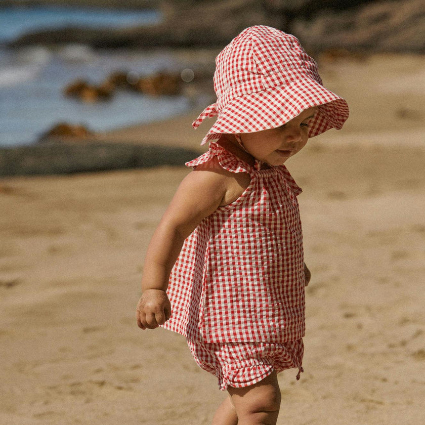 Petal Set Gingham