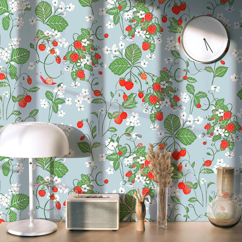 Wallpaper STRAWBERRY FIELDS FOREVER color Ciel