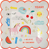 Rainbow & Plates