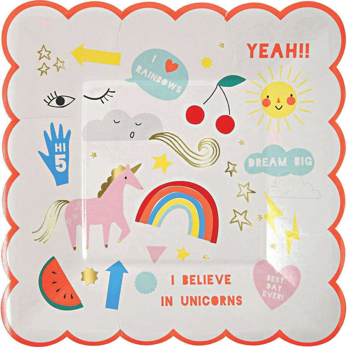Rainbow & Plates