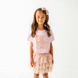 Ditsy Floral Tulle Bow Headband