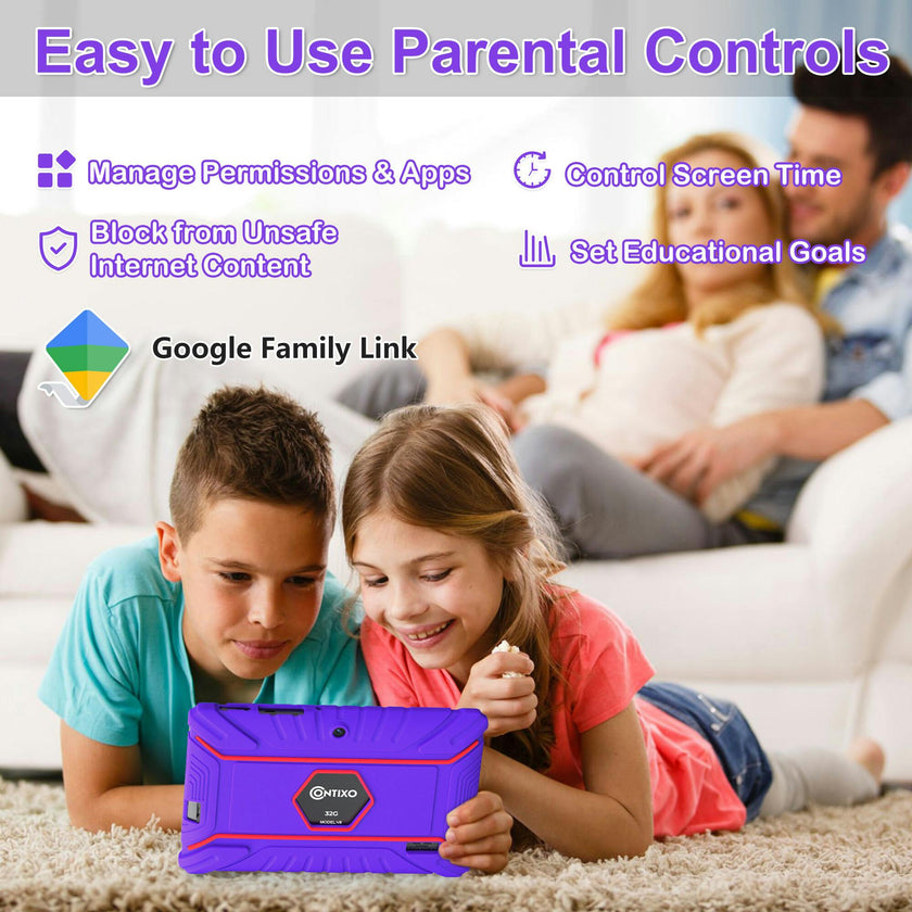 Contixo V8 32GB 7"" Kids Contixo Academy Tablet