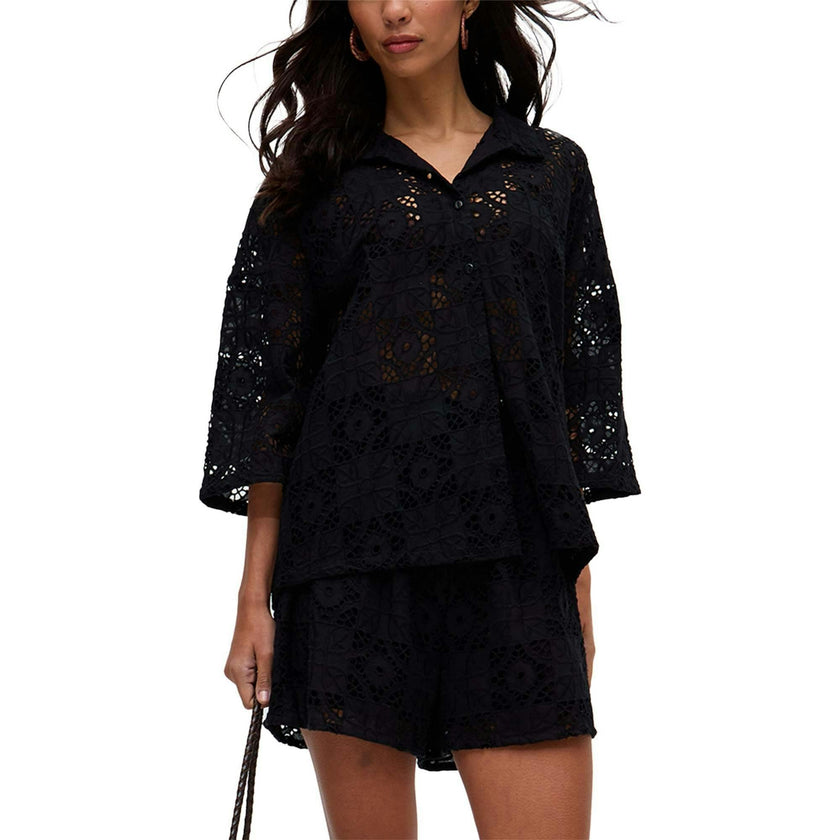 Shelli All Over Broderie Anglaise Shirt