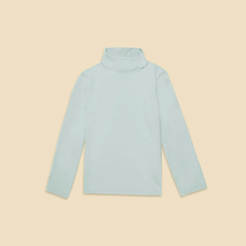 Essential Turtleneck in Blue Haze