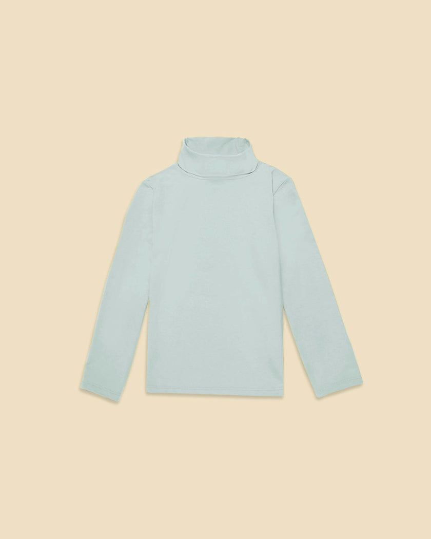 Essential Turtleneck in Blue Haze