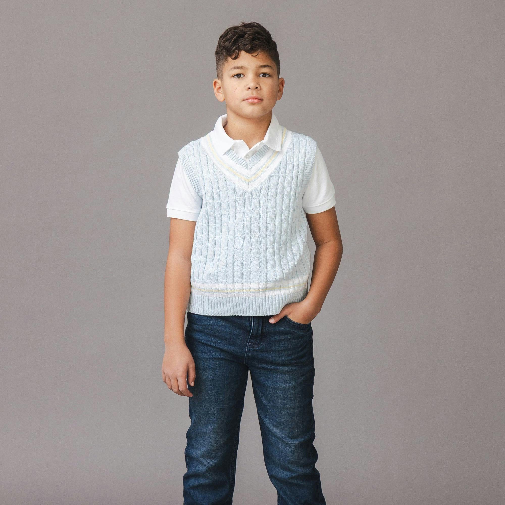 Organic Cricket Sweater Vest