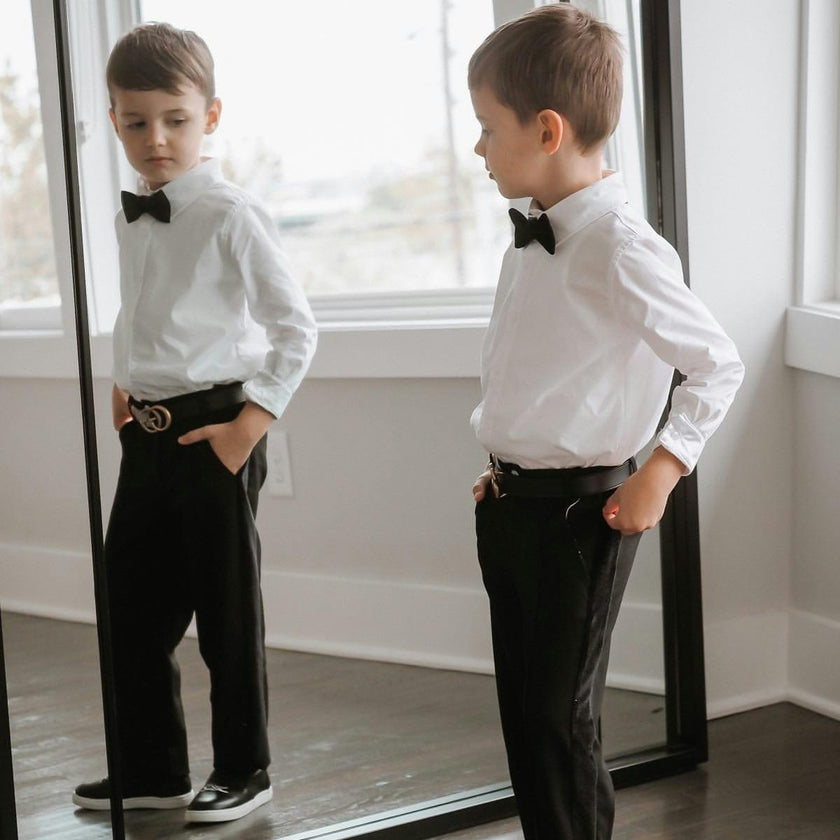 Tuxedo Shirt and Pants Set
