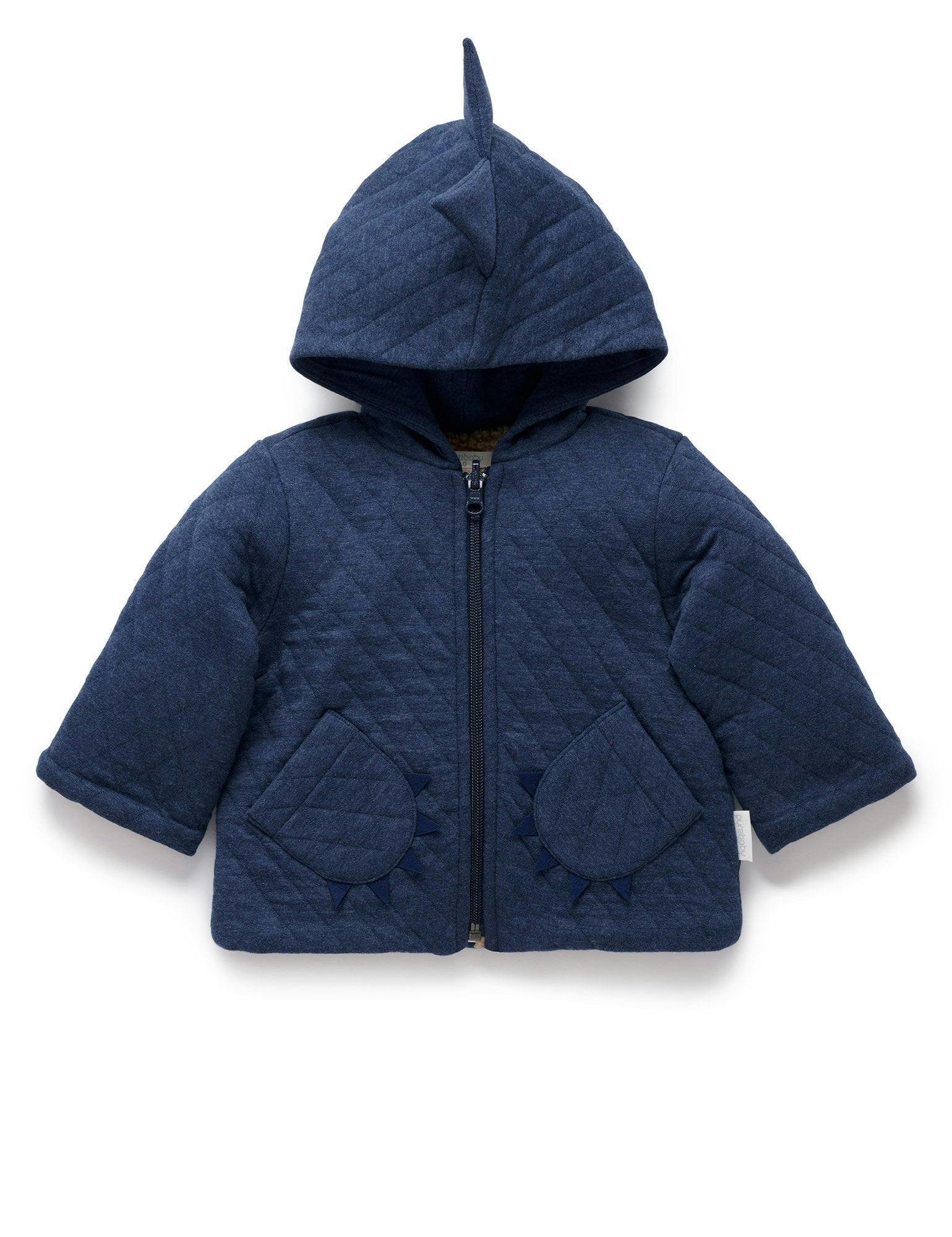Quilted Dragon Jacket Midnight Melange