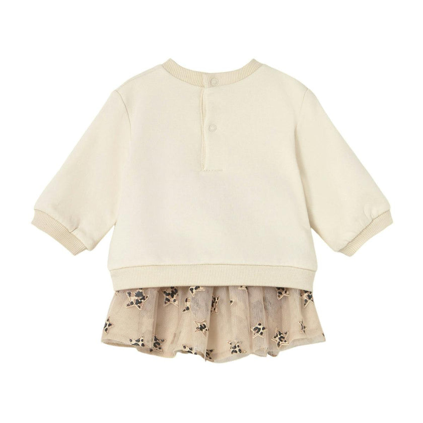 Newborn Girl Tulle Skirt and Sweatshirt Set