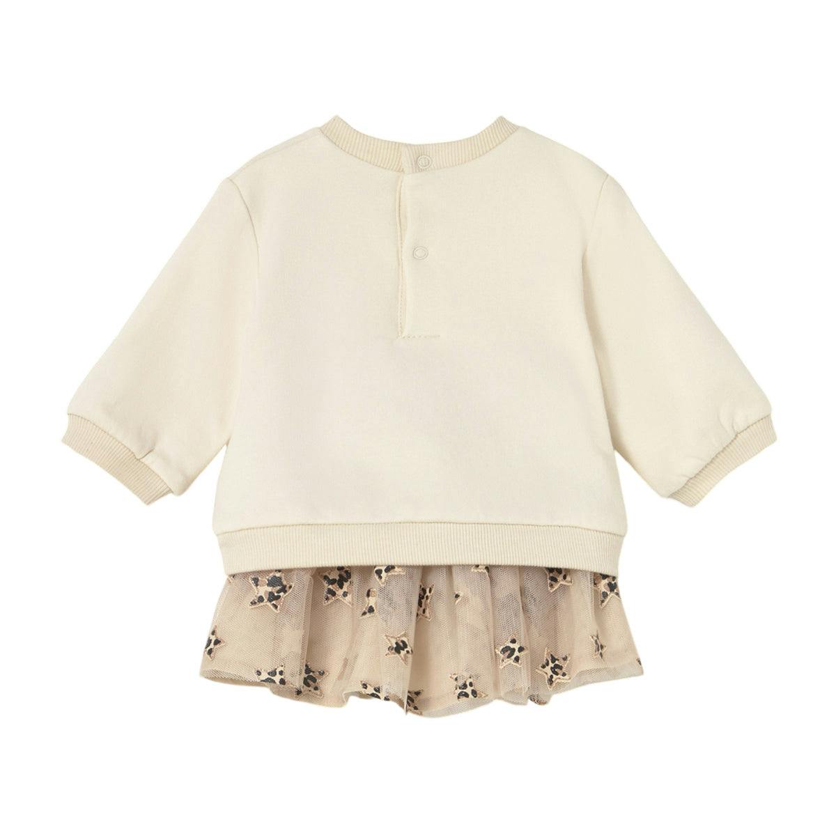Newborn Girl Tulle Skirt and Sweatshirt Set