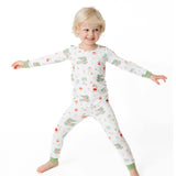 Beach Christmas - Bamboo - Long Sleeve Loungewear Set