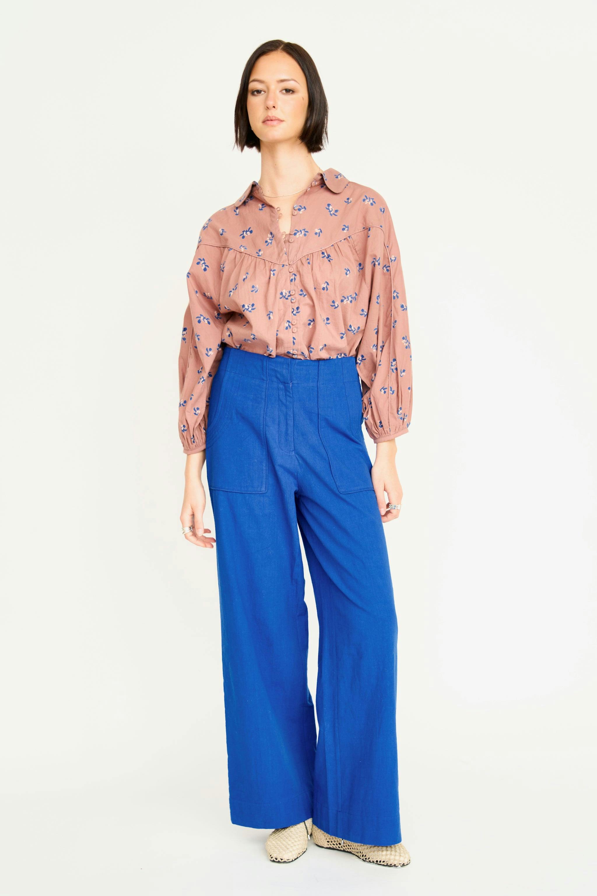 Tivot Pant in Cobalt