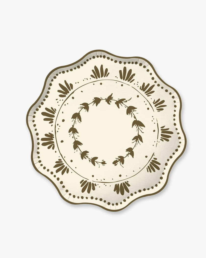 Plume Dinner Plate Set in Cypress