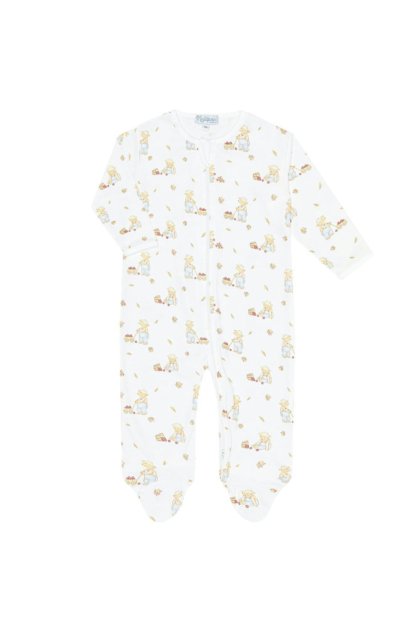 Harvest Time Zipper Footie