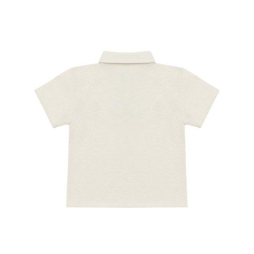 Wouti Shirt | Palm Tree | Warm White