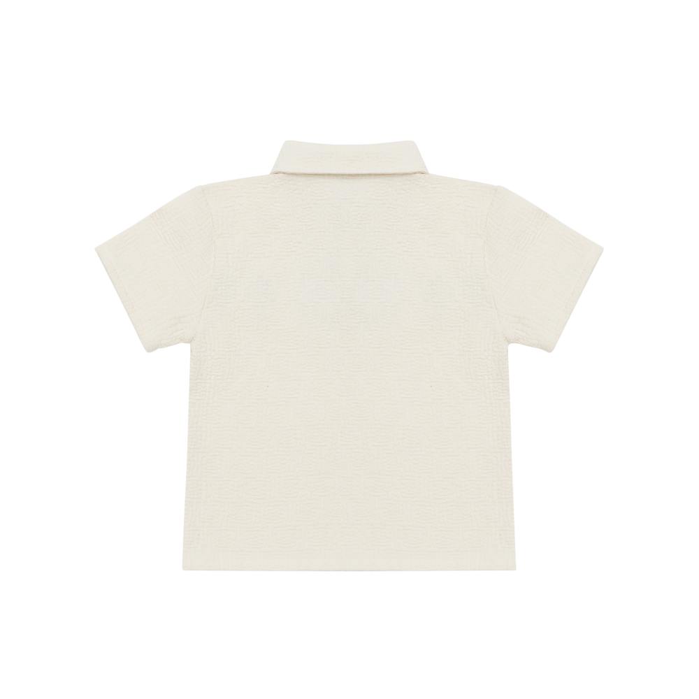Wouti Shirt | Palm Tree | Warm White