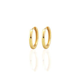 Sunny Side Hoop Earrings 18K Gold Vermeil