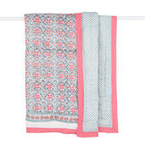 Block-Printed Cotton Crib Quilt