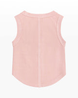 Ribbed Exposed Seam Tank Top