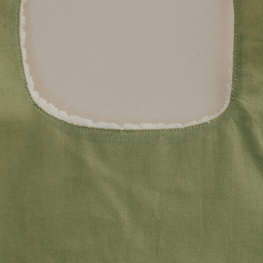 Soothe & Snap Pacifier Bib- Olive Grove
