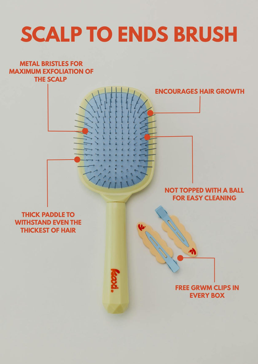 SCALP TO ENDS BRUSH