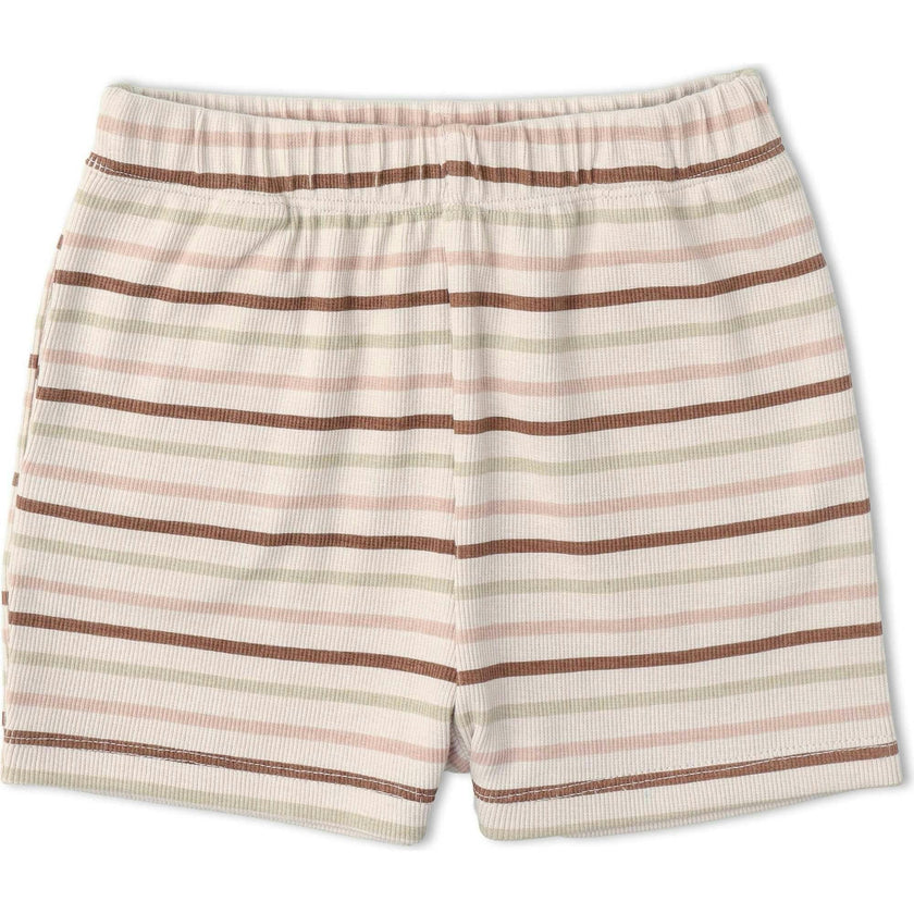 Organic Tank Top & Shorts Set - Terra Stripes