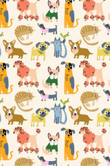 Long Sleeve Pajama Set - Cats + Dogs