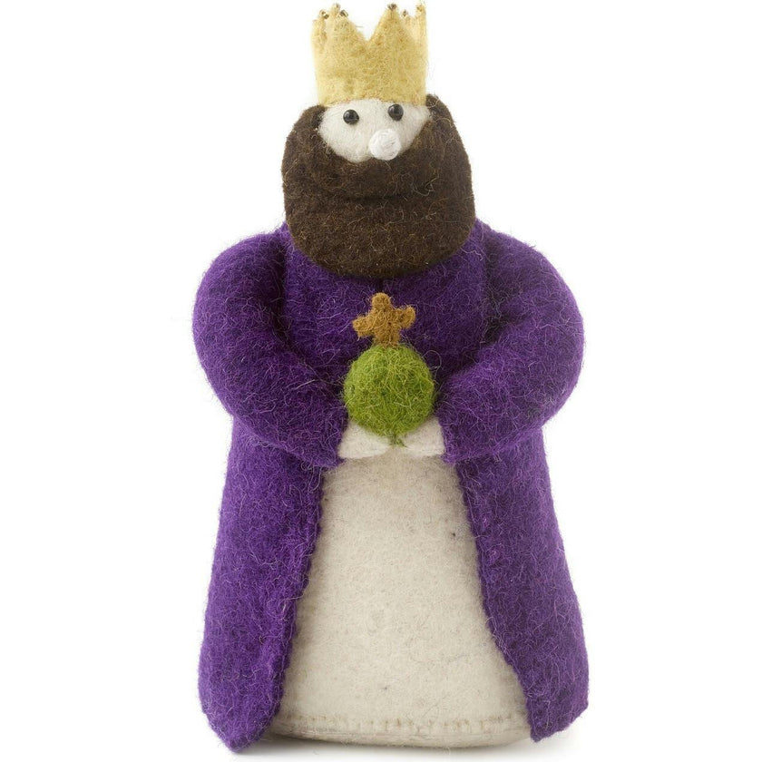Handmade Christmas Nativity Scene in Hand Felted Wool