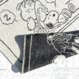Blanket PEANUTS ZZZ Black / White 4.25 x 6.5ft