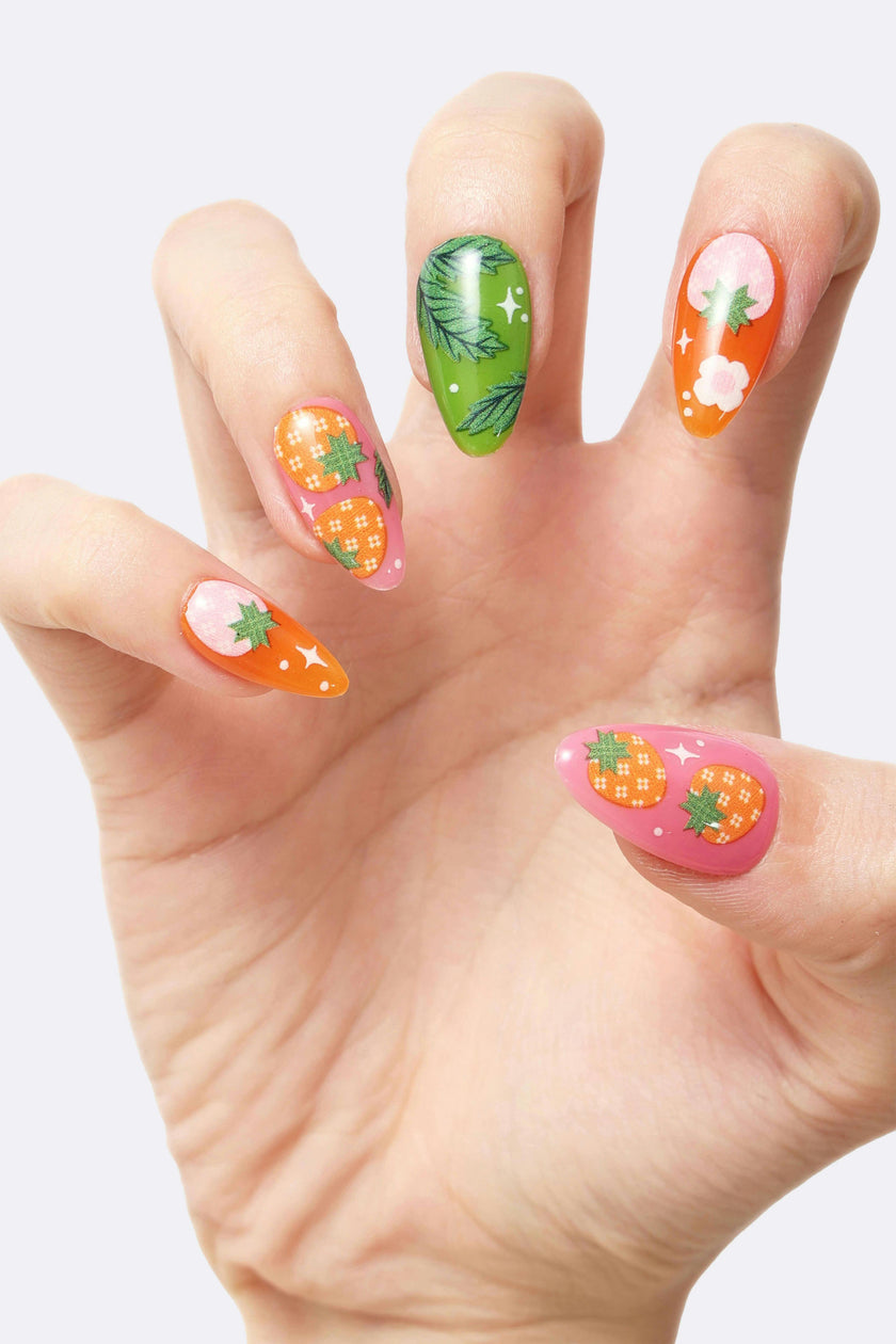 Strawberry Patch By Megan Roy - Press-On Nails