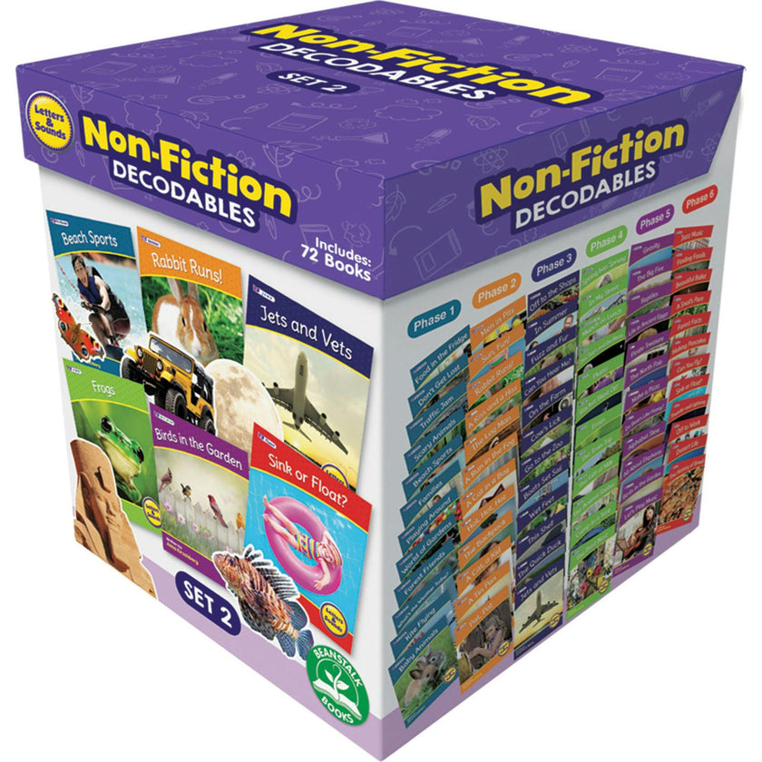 Letters & Sounds Set 2 Non-Fiction Educational Learning Boxed Set