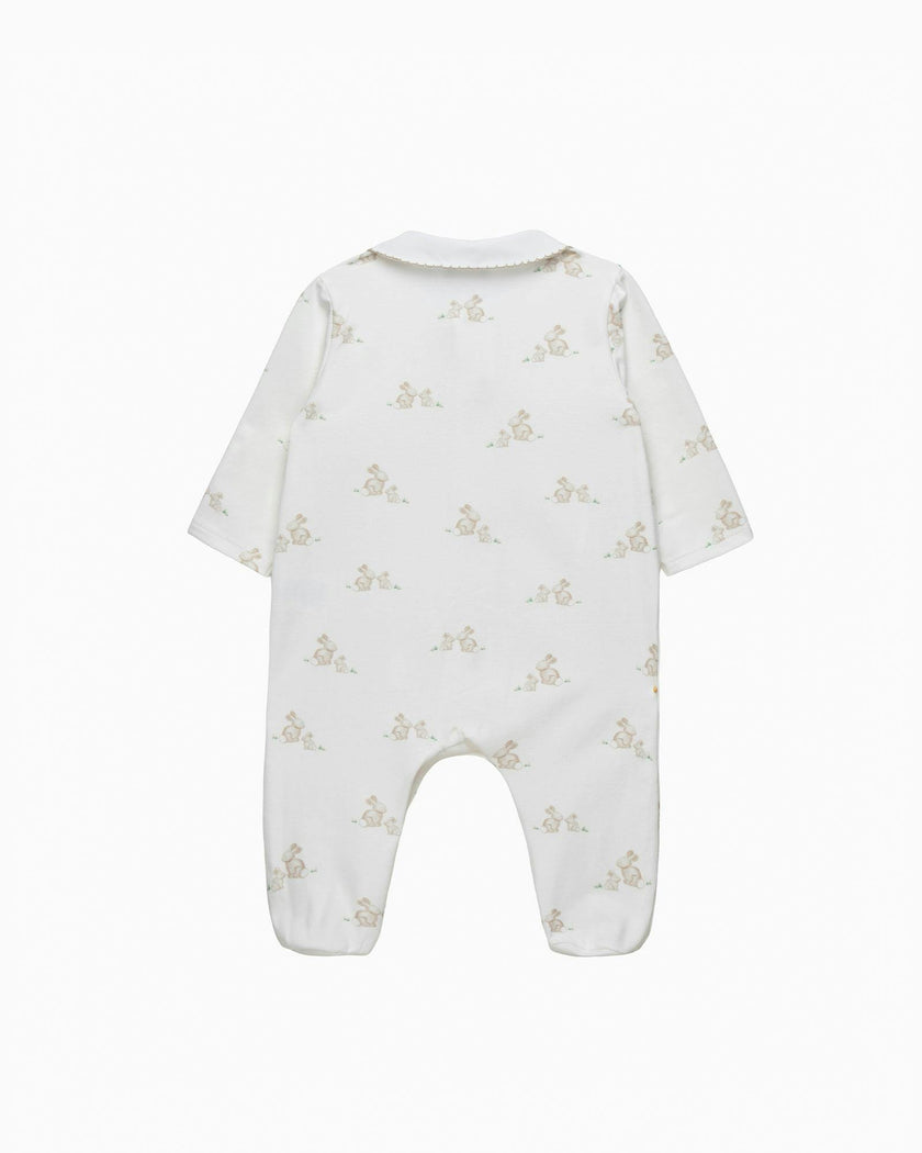 Baby Bunny Onesie in Oatmeal