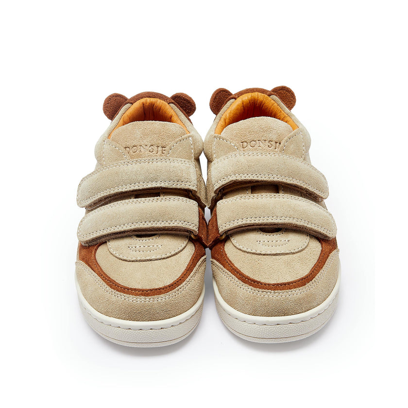 Rinou Sneakers | Bear | Taupe Suede
