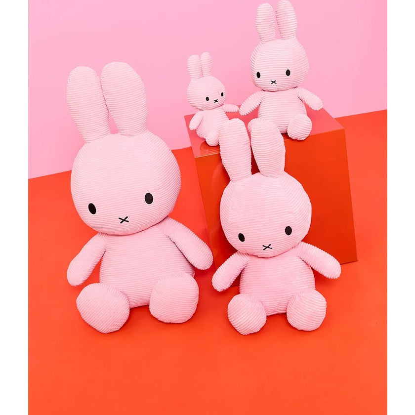Plush Miffy Corduroy Pink 20"