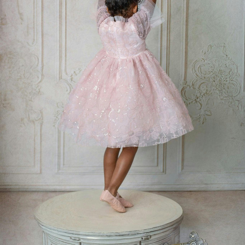 Blush Petal Music Box Dress