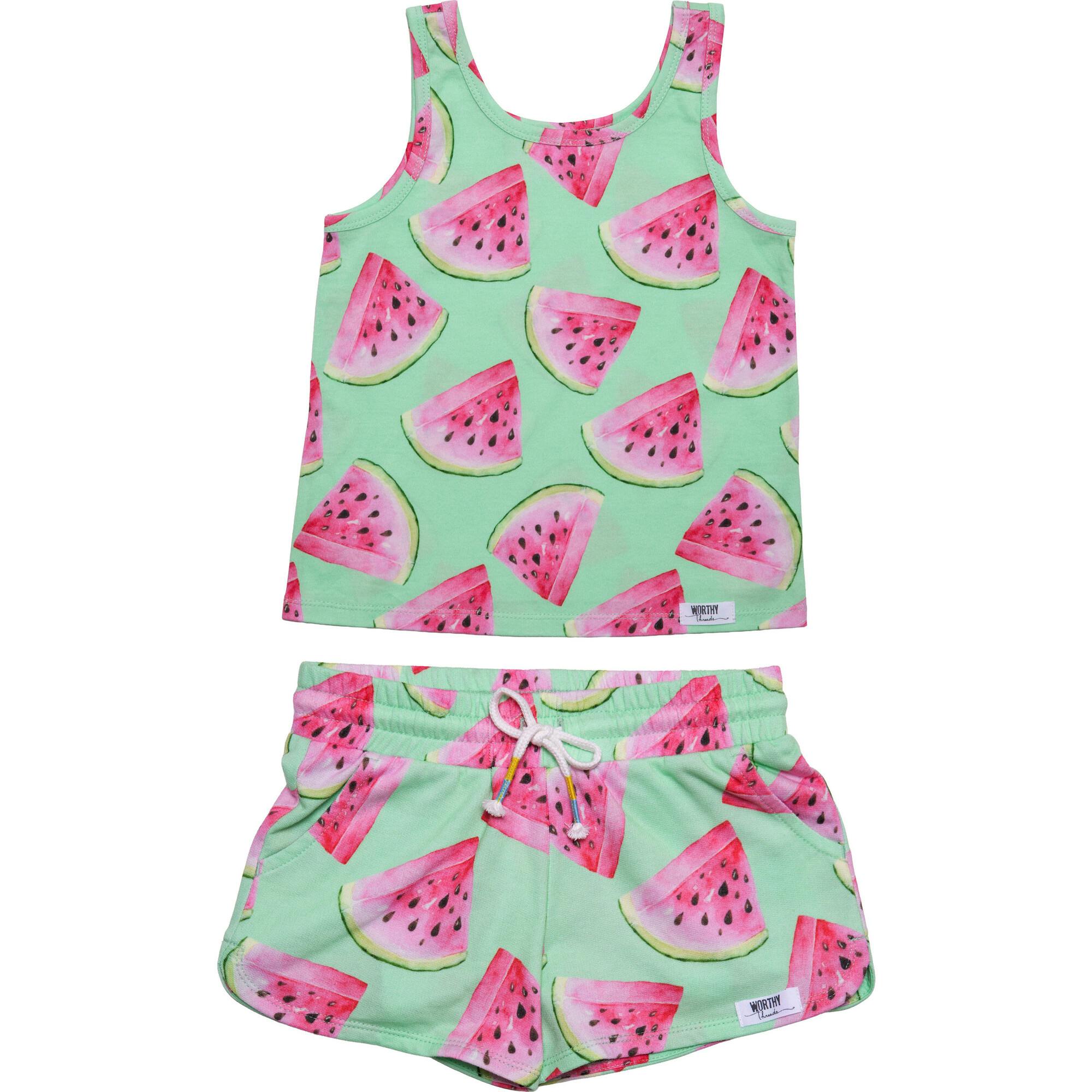 Tank Set in Watermelon