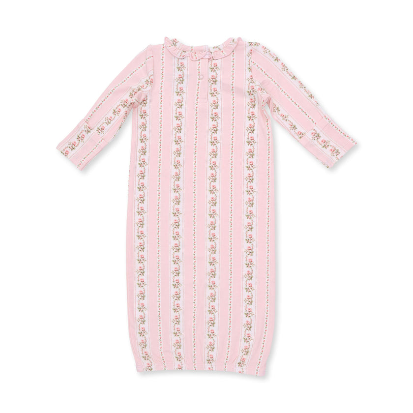 Antoinette Stripe - Kimono Gown and Knotted Hat