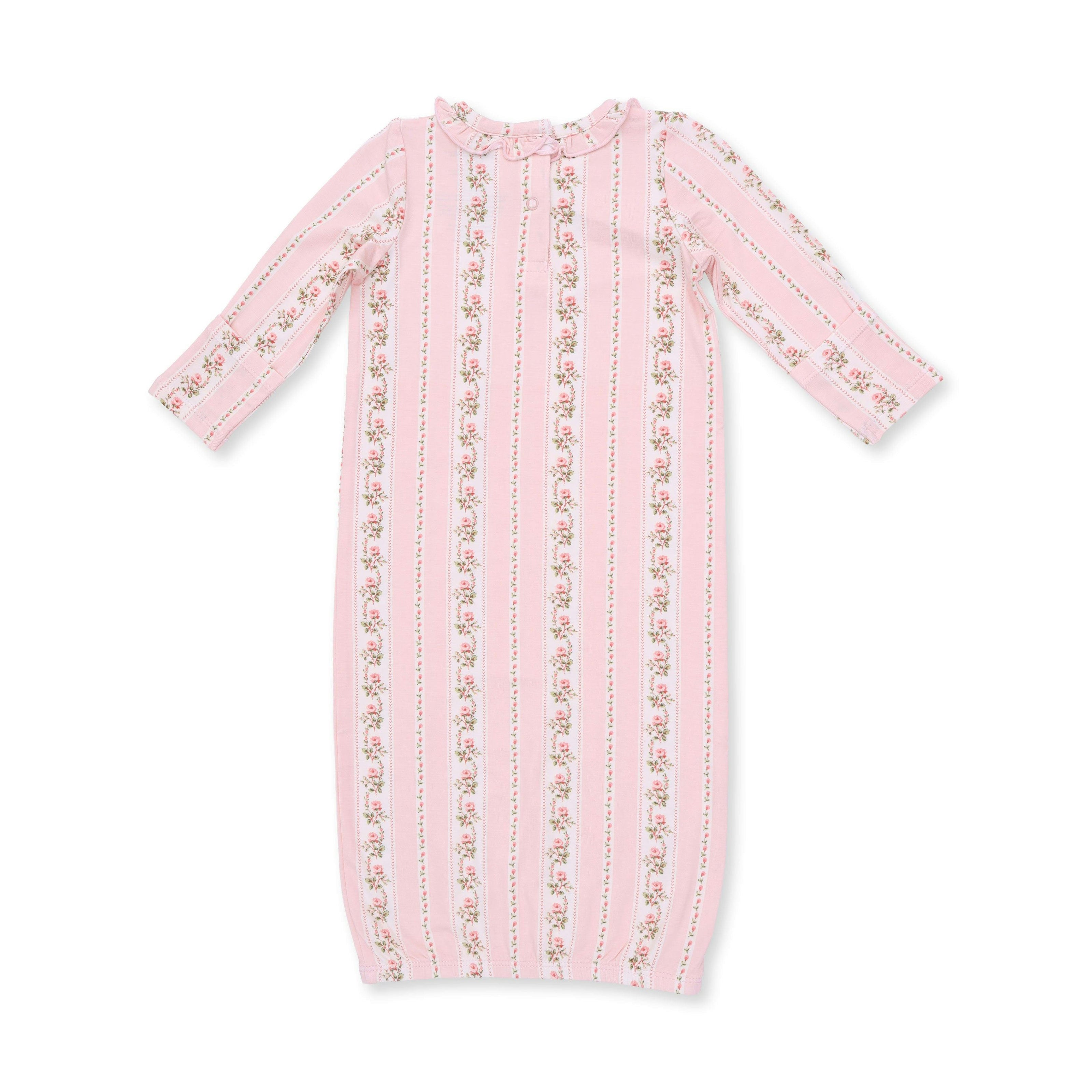 Antoinette Stripe - Kimono Gown and Knotted Hat