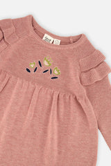 Baby Knitted Dress Pink