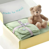 SNUGGLE TIME -  Matching Lennox Blankets for Mom, Baby and Plush Toy