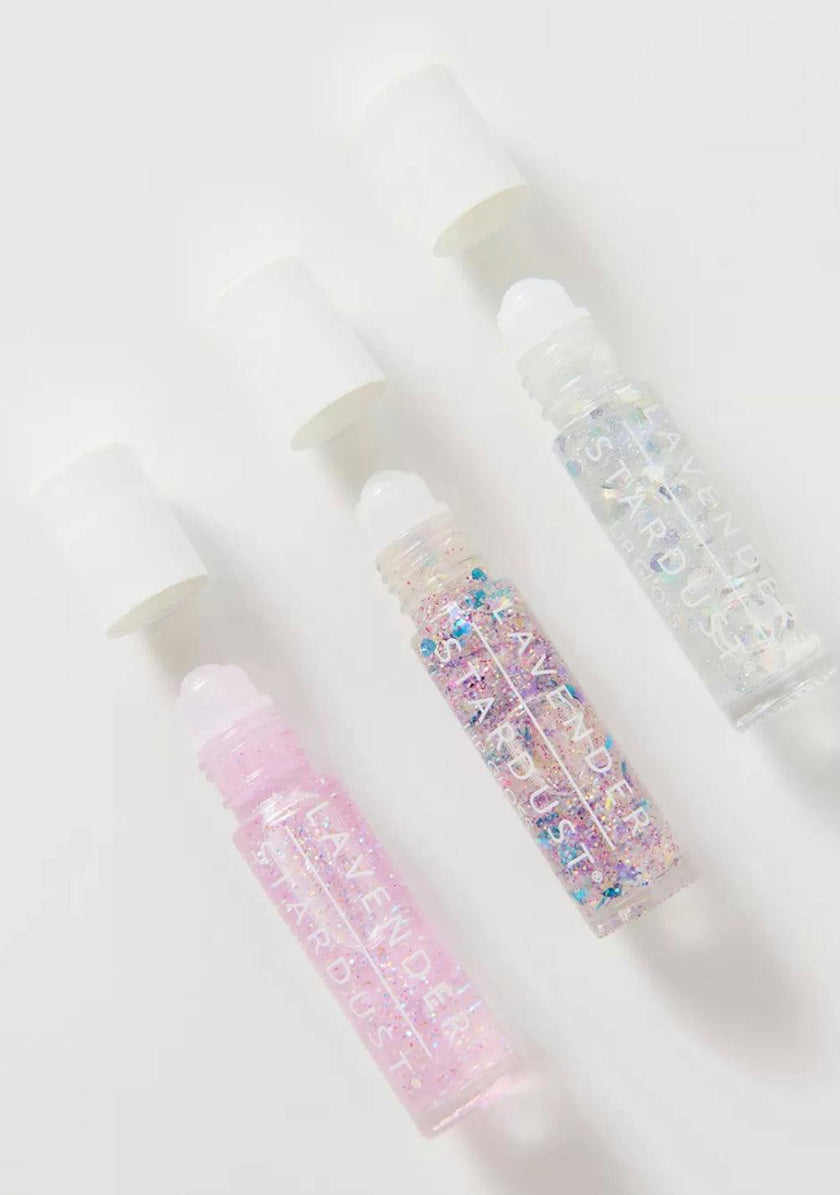 Roll- On Glitter Lip Gloss Trio